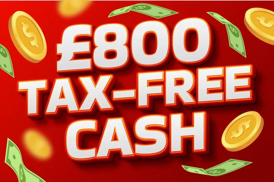 Win £800 Tax Free Cash for just 1p!
