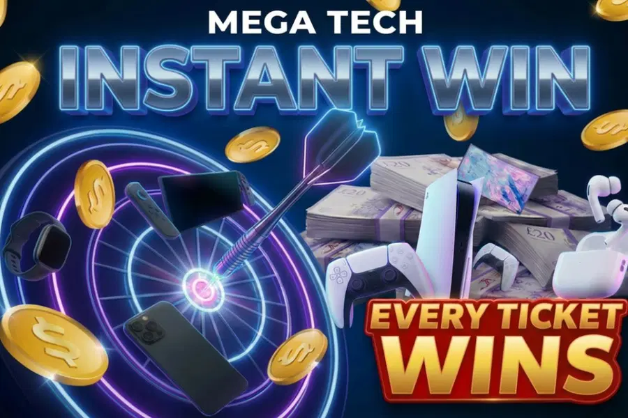 Mega Tech Hit and Win Every Ticket Wins Instant Win
