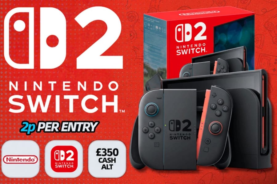 Win A Nintendo Switch 2 for just 2p!