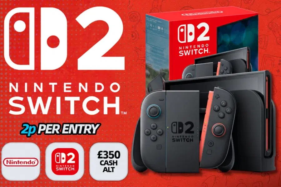 Win A Nintendo Switch 2 for just 2p!