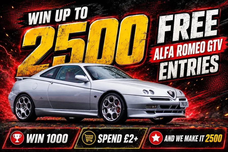 FREE – Win Up To 2500 Alfa GTV V6 Entries