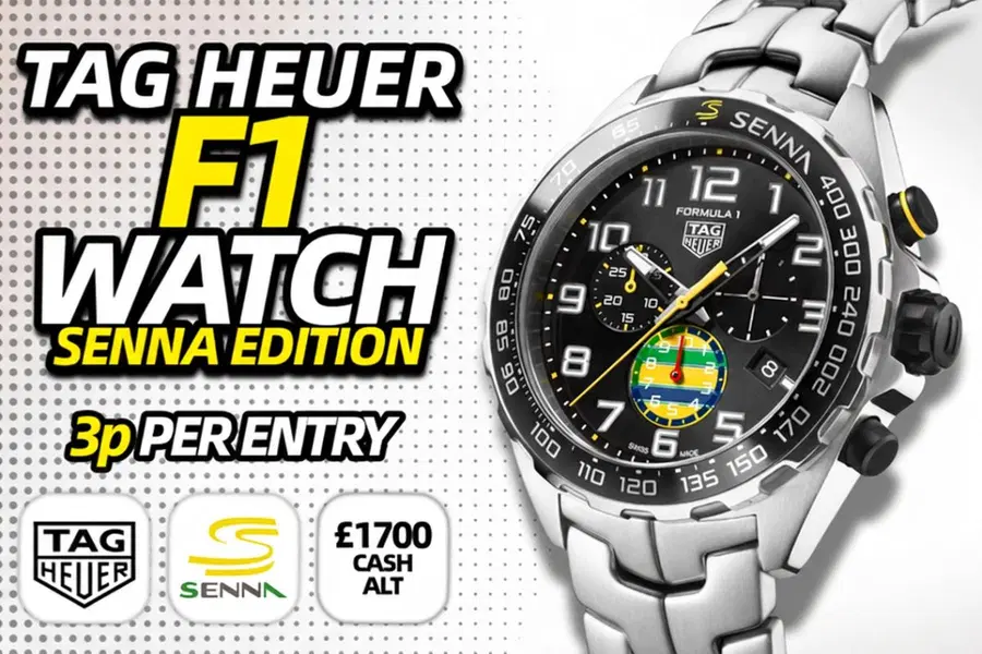 Win This TAG Heuer F1 X Senna Watch for 3p!