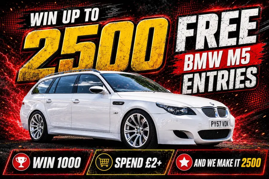 FREE – Win Up To BMW M5 Entries