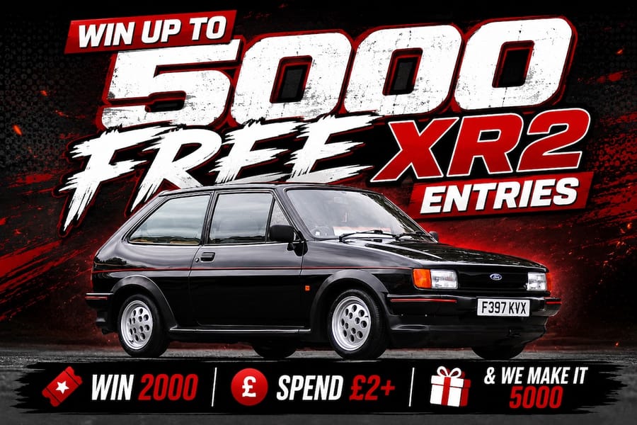 FREE – Win Up To 5000 Fiesta XR2 Entries