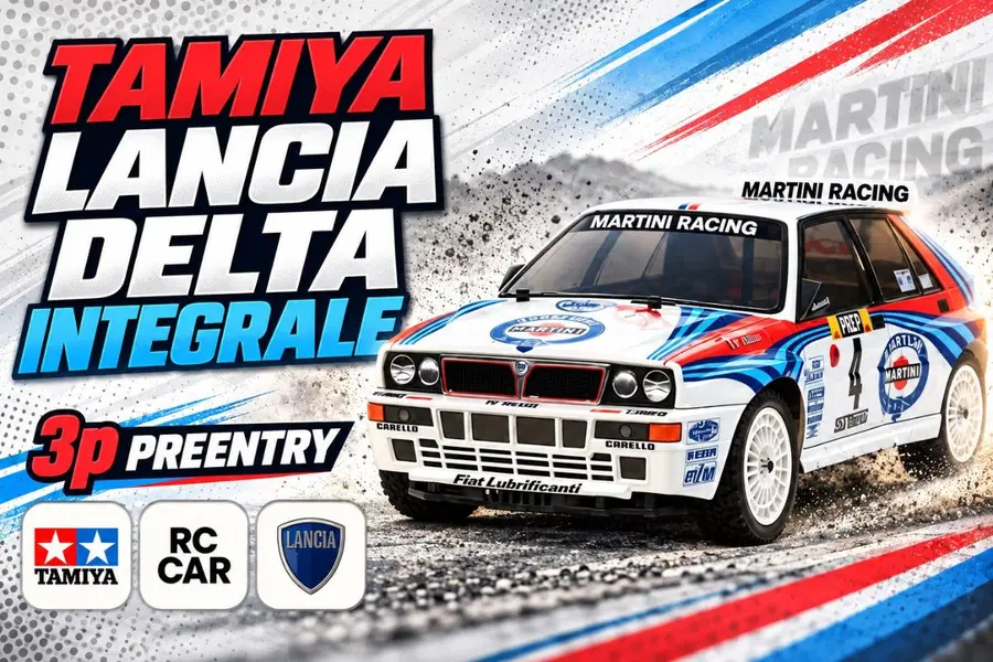 Win This Tamiya Lanica Delta Integrale RC Bundle