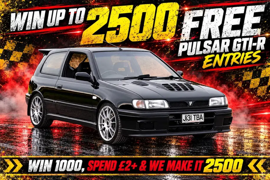 FREE – Win Up To 2500 Pulsar GTI-R Entries
