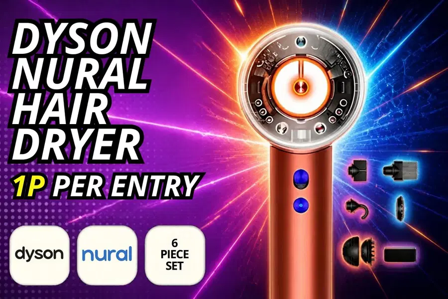 Win A Dyson Supersonic Nural Hair Dryer for 1p!