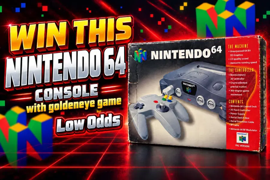 Win This Original Nintendo N64 + Golden Eye 007 Game!
