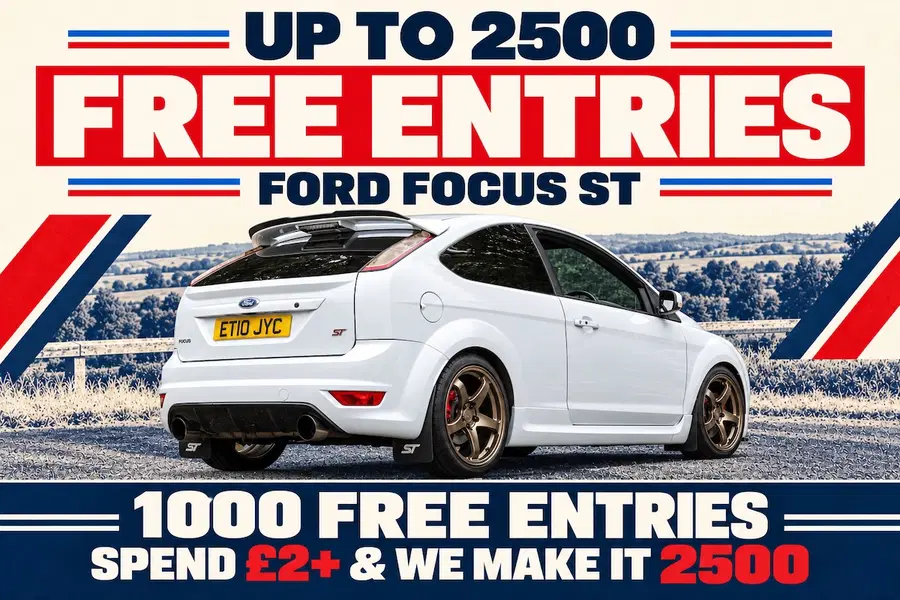 FREE – Win Up To 2500 Focus ST Entries