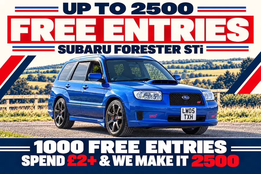 FREE – Win Up To 2500 Subaru Forester STi Entries