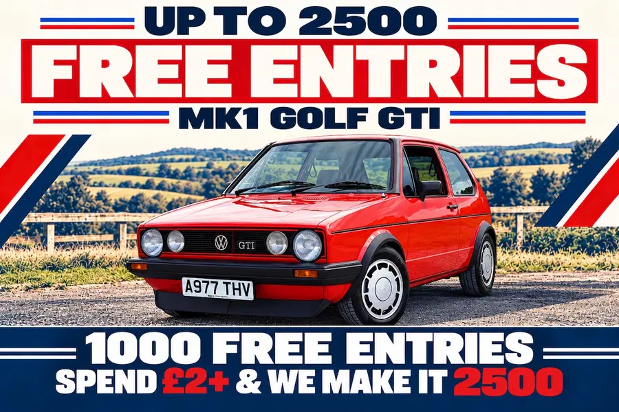 FREE – Win Up To 2500 MK1 Golf GTI Entries