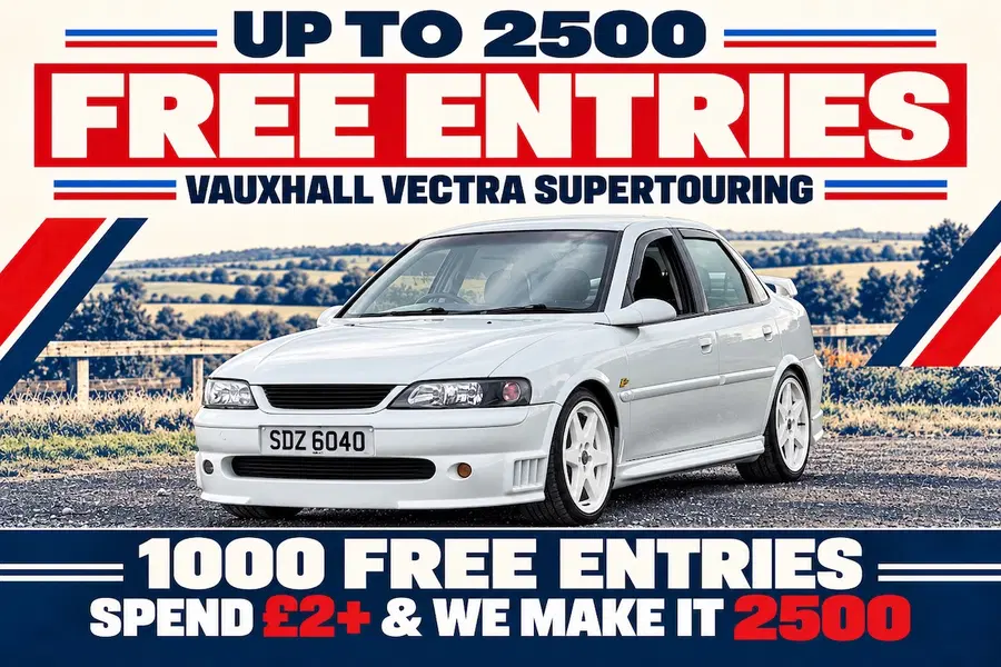 FREE – Win Up To 2500 Vectra Supertouring Entries