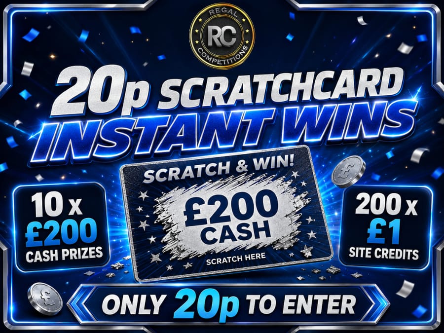 20p SCRATCHCARD INSTANT WINS
