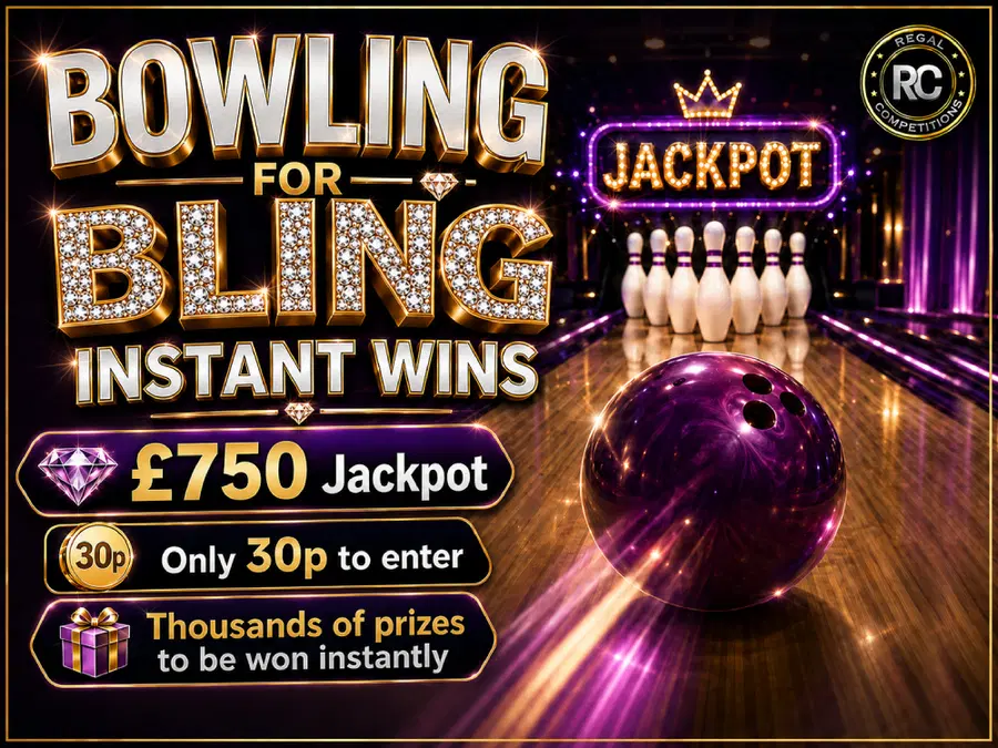 30p BOWLING FOR BLING INSTANT WINS