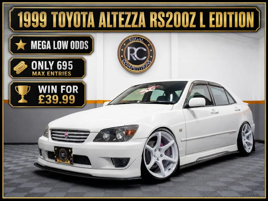 1999 TOYOTA ALTEZZA RS200Z L EDITION- MEGA LOW ODDS