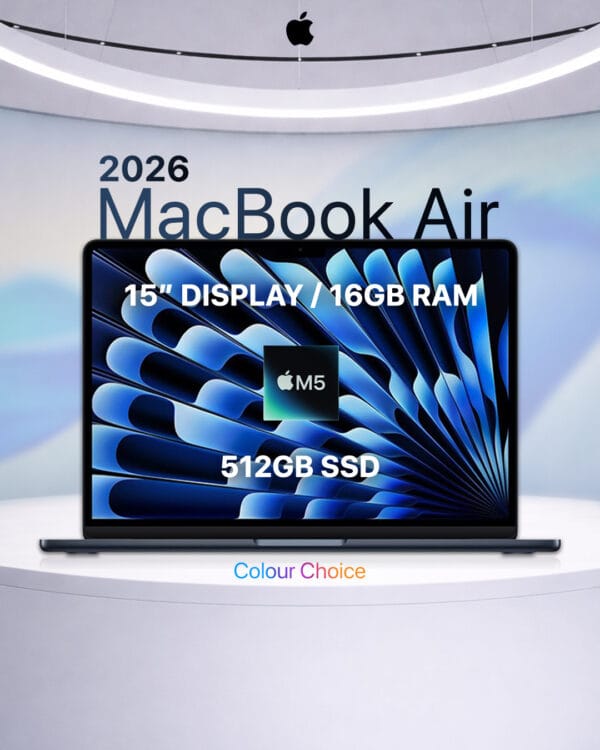 2026 15” Apple MacBook Air, M5, 16GB RAM, 512GB