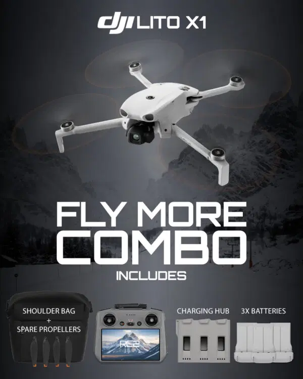 DJI Lito X1 Drone Fly More Combo with DJI RC 2