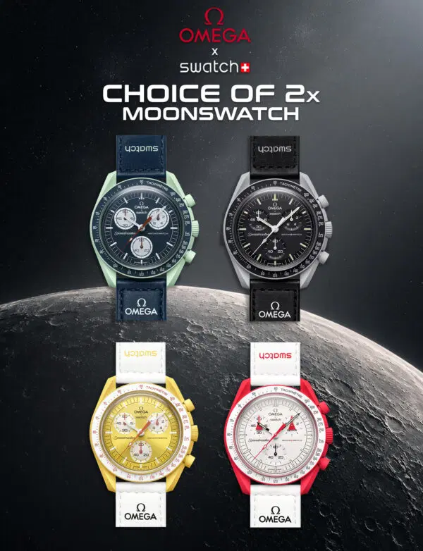 Choice of 2 Omega x Swatch Moonswatches
