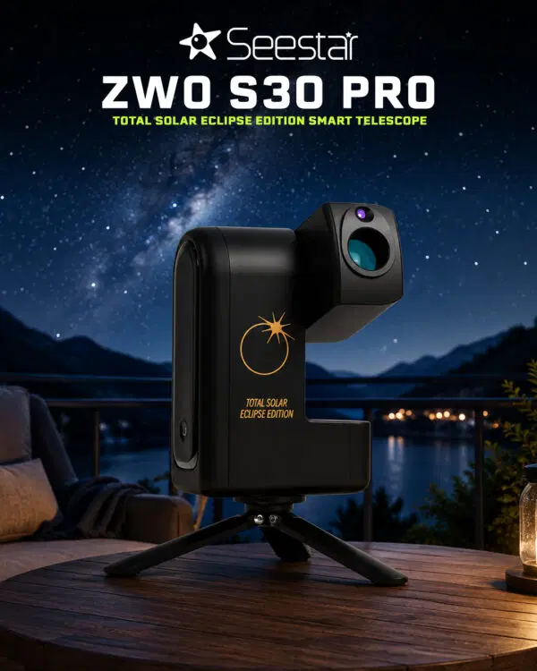 ZWO Seestar S30 Pro Total Solar Eclipse Edition Smart Telescope