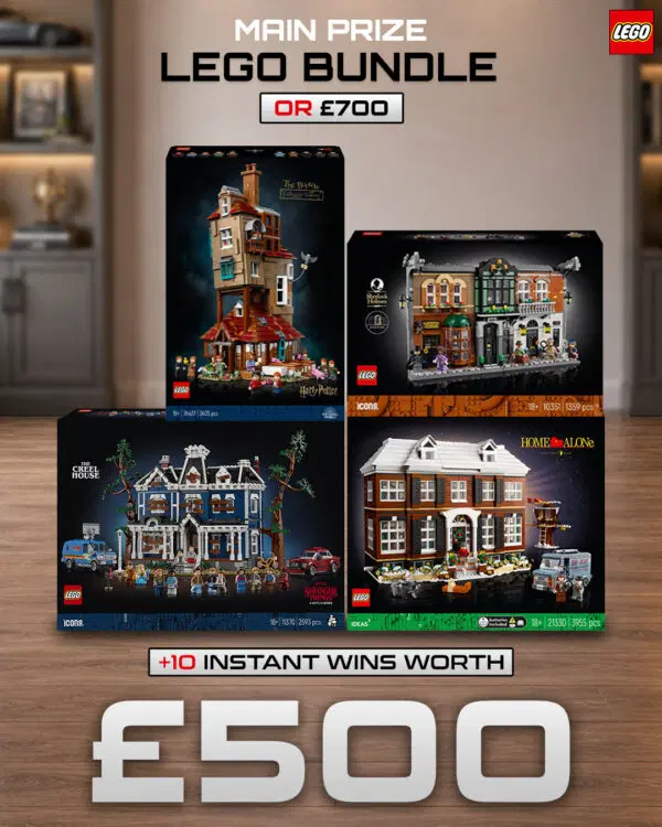 LEGO Bundle with £500 of Instant Wins