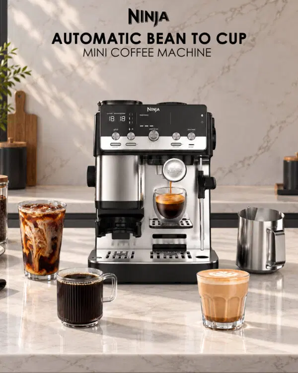 Ninja Automatic Bean to Cup Mini Coffee Machine