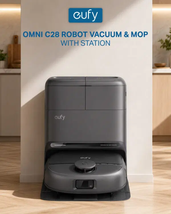 eufy Omni C28 Robot Vacuum & Mop with Station