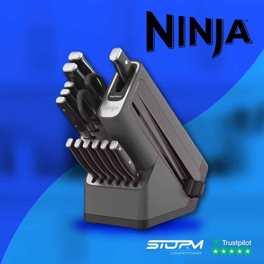 Ninja 14 Piece Stay Sharp Knife Block Set – Black #11