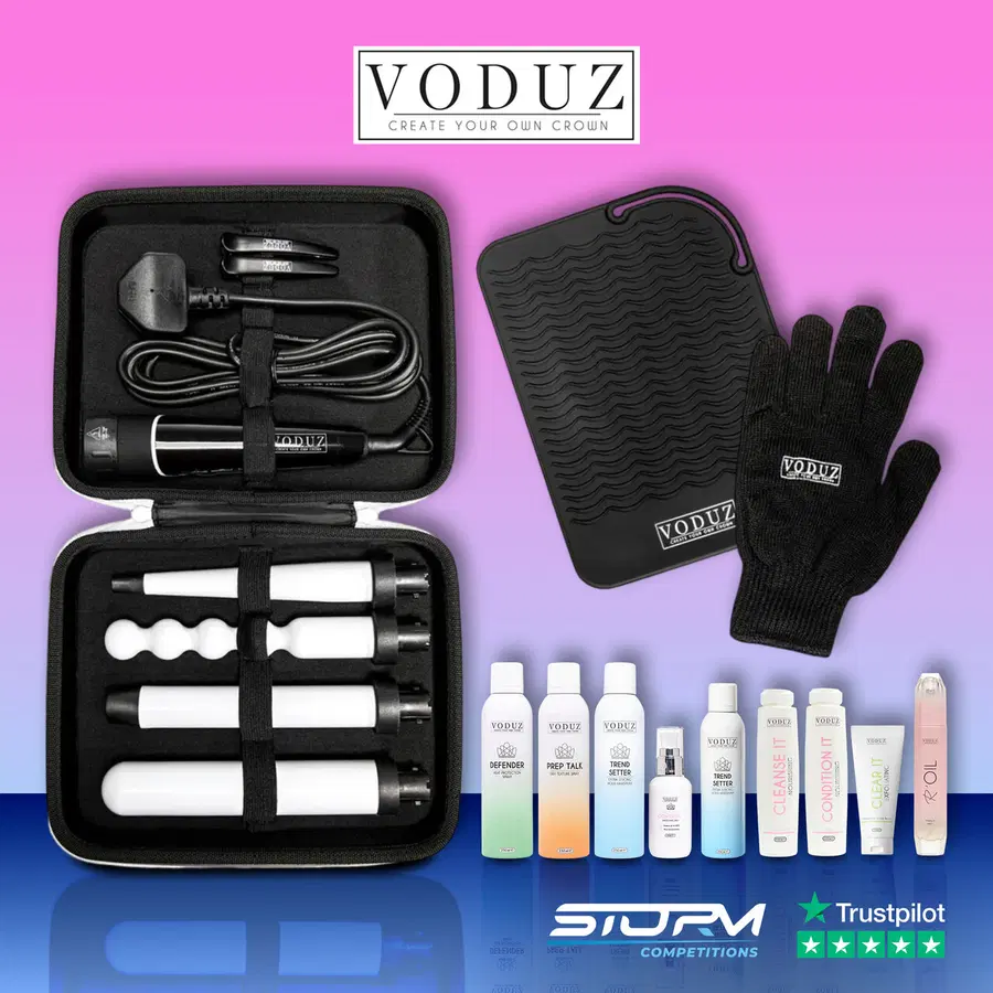 Voduz Bundle – Spectrum 4 in 1 Curling Tong & Hair Products #3
