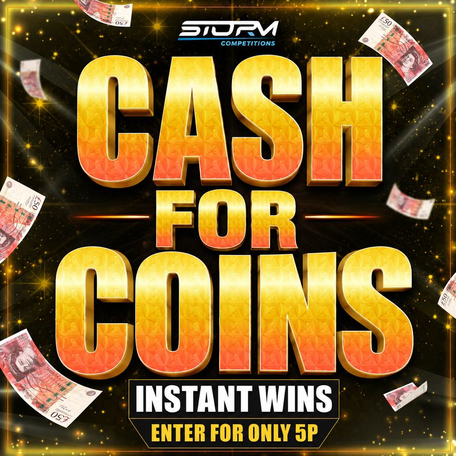 Cash For Coins Instant Wins – 750 Prizes