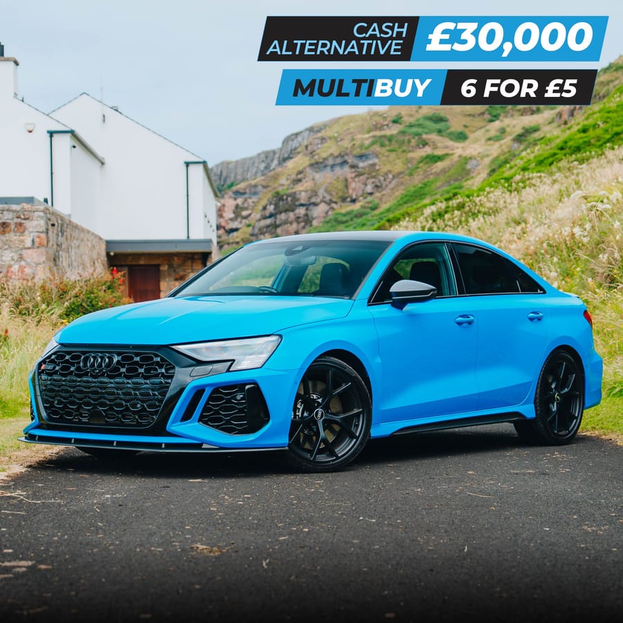 WIN THIS 2022 Audi RS3 Carbon Black Edition