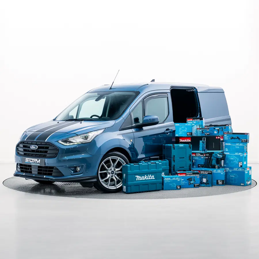 WIN THIS Ford Transit Connect Sport Van & 30 Piece Makita Tool Set