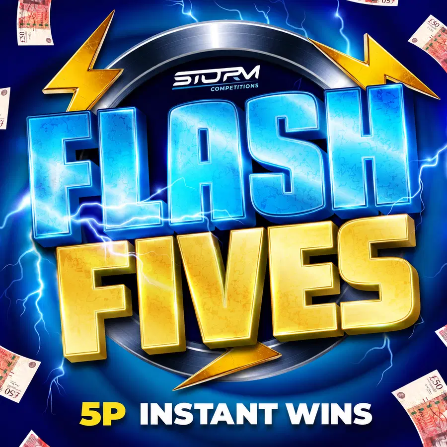 Flash Fives Instant Wins – 750 Prizes