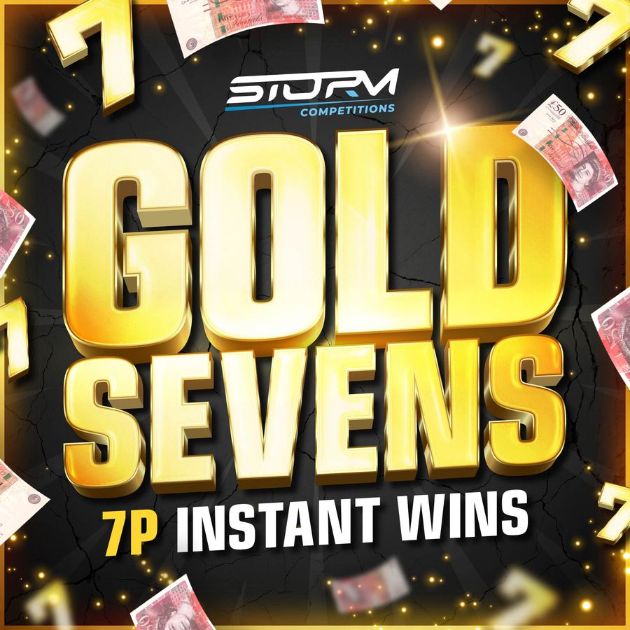 Gold Sevens Instant Wins – 500 Prizes – Win Up To £1,000 Instantly