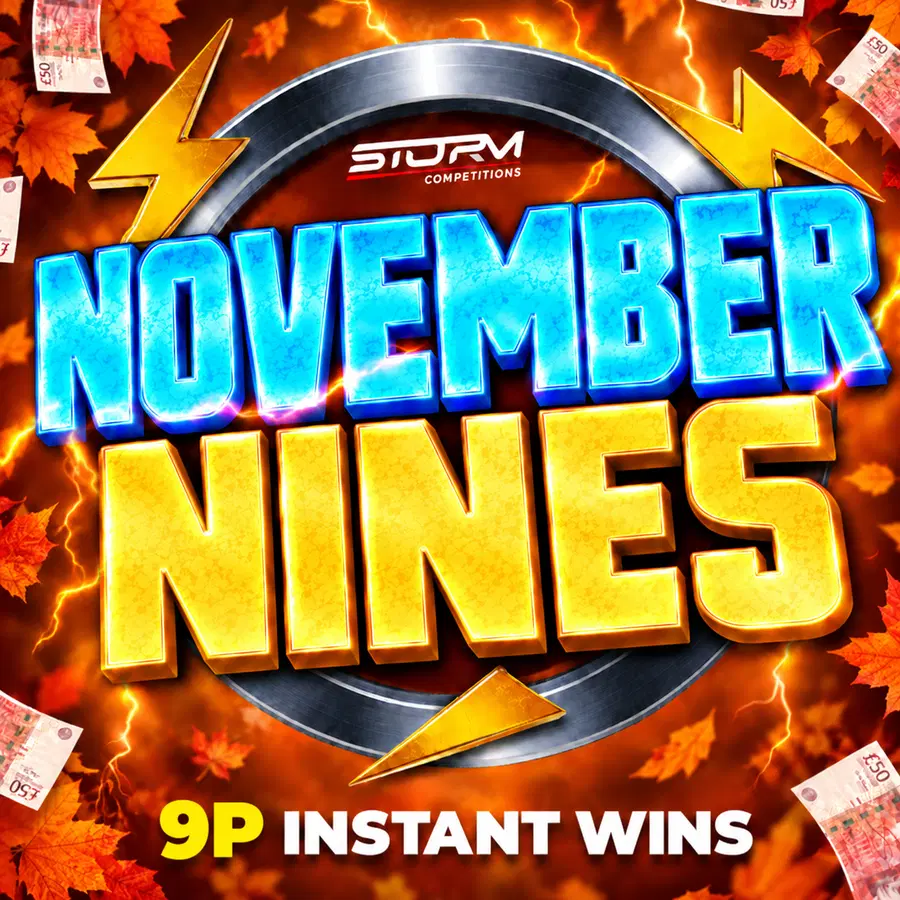 November Nines Instant Wins – 1,500 Cash & Credit Prizes