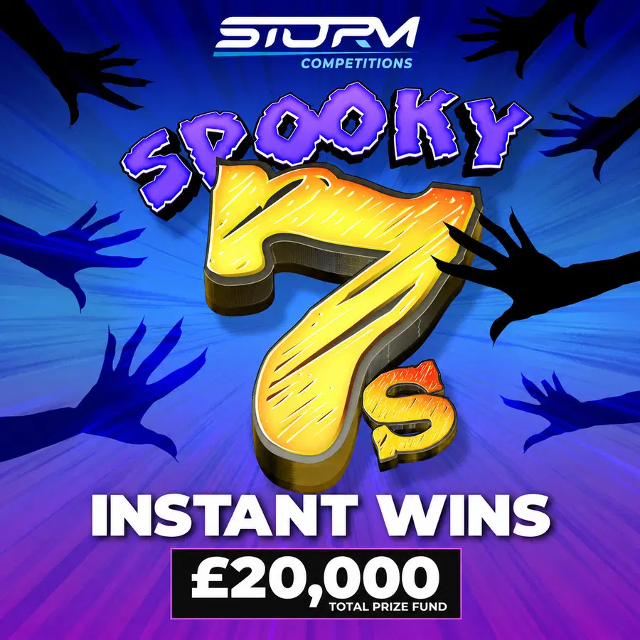 Spooky 7’s Instant Wins – 2,000 Prizes – £20,000 Prize Fund