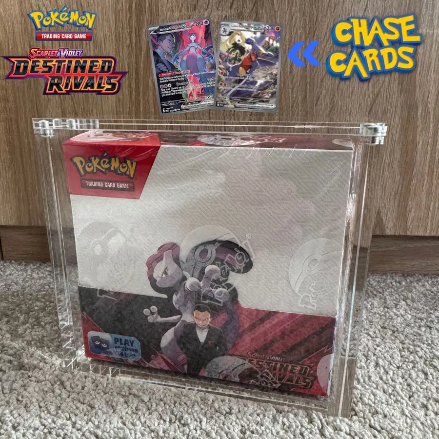 Pokémon TCG: Destined Rivals Booster Box Sealed In Acrylic Case #3