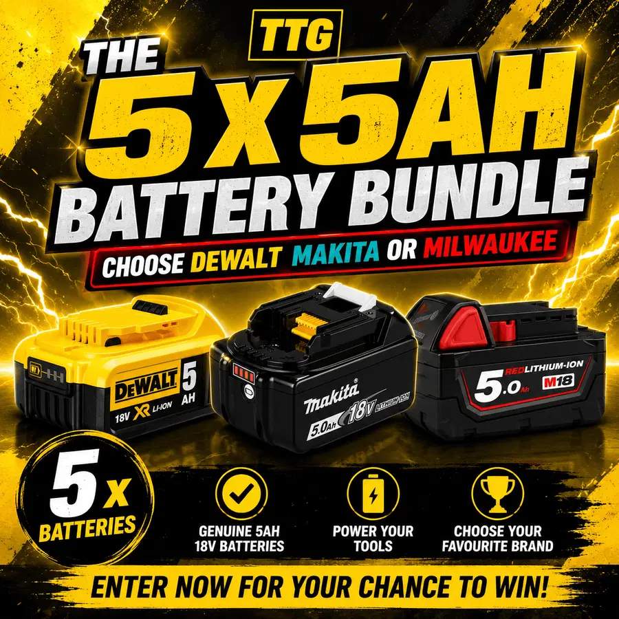 The 18v 5ah Battery Bundle – 5 x Batteries Of Your Choice
