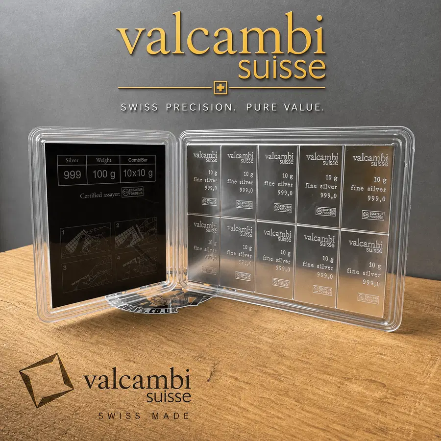 100g Valcambi CombiBar – 10 x 10g #2