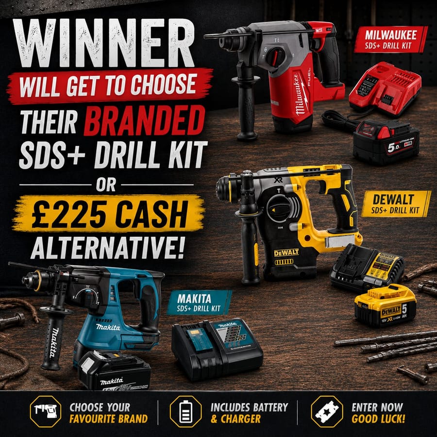 Choose Your Branded SDS+ Hammer Drill Kit – Battery & Charger Included #3