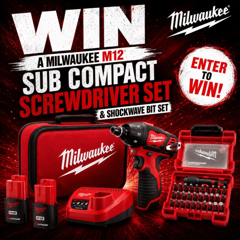 Auto Draw – Milwaukee M12SET1D-152B 12v Sub Compact Screwdriver 2 x 1.5ah Li-ion + Bit Set #6