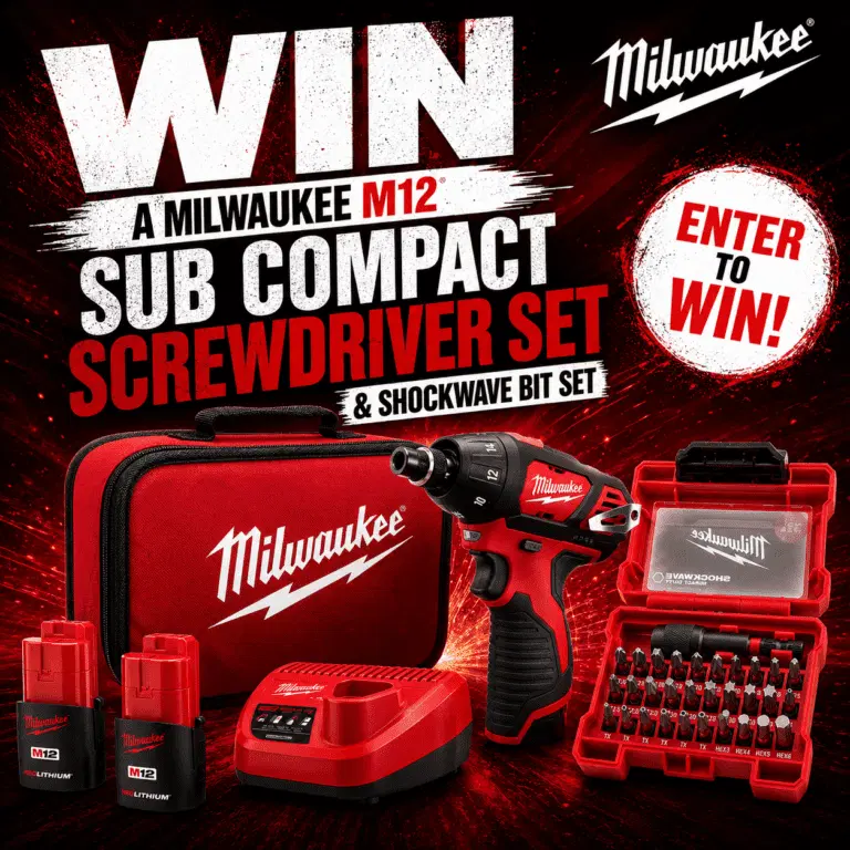 Auto Draw – Milwaukee M12SET1D-152B 12v Sub Compact Screwdriver 2 x 1.5ah Li-ion + Bit Set #7