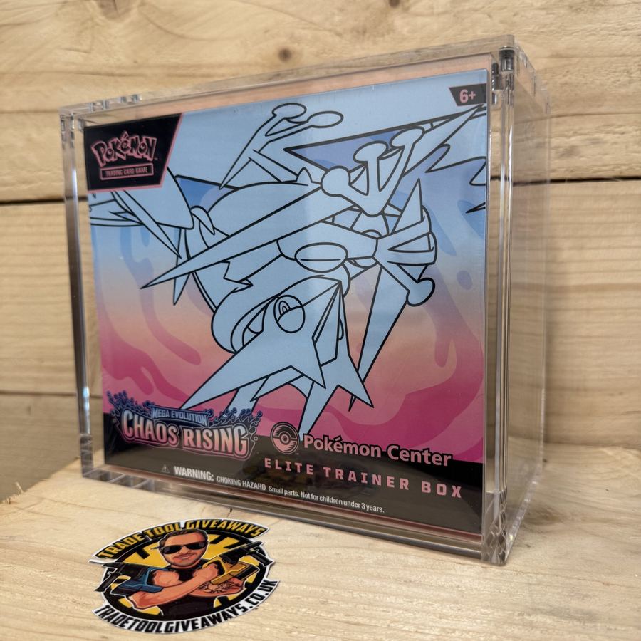 Auto Draw – Pokémon TCG: Mega Evolution-Chaos Rising Pokémon Center Elite Trainer Box In Acrylic Case #3