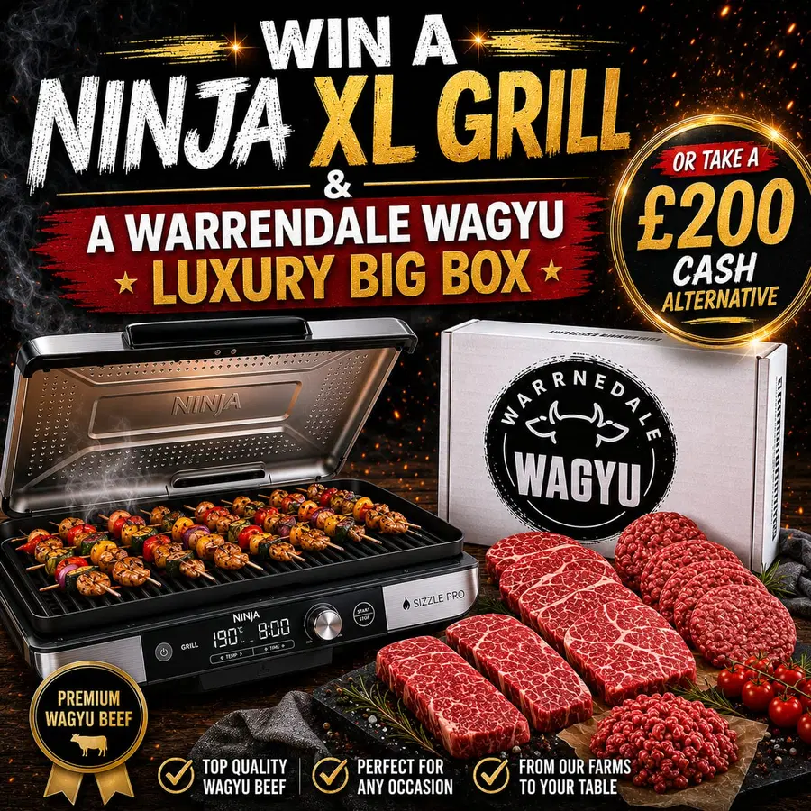 Ninja Sizzle Pro XL Grill & Warrendale Wagyu Mixed Box #4
