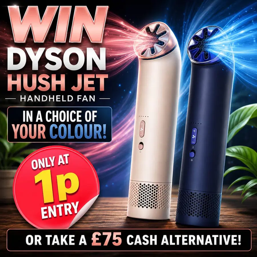 Auto Draw – Dyson Hushjet Mini Cool Handheld Fan – Colbat Ink Or Stone Blush #2