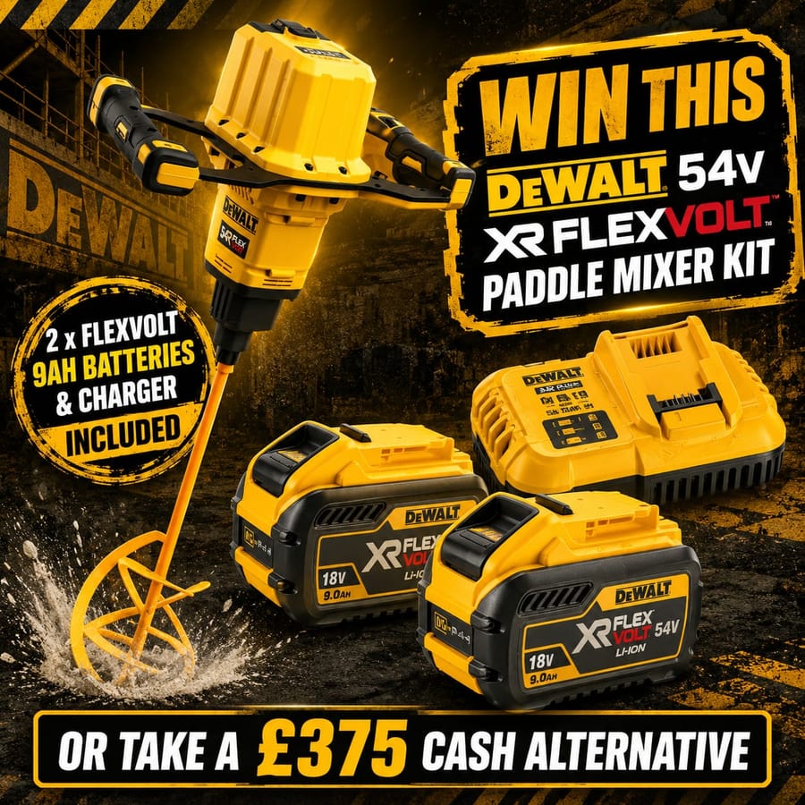 Dewalt 54v XR FlexVolt Brushless Paddle Mixer Kit #2