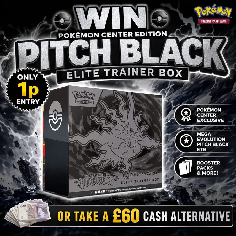 Auto Draw – Pokémon TCG: Pokémon TCG: Mega Evolution-Pitch Black Pokémon Center Elite Trainer Box #2