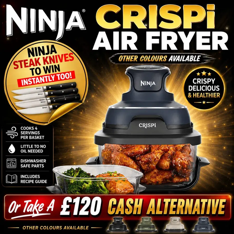 Ninja CRISPi 4-in-1 Portable Glass Air Fryer