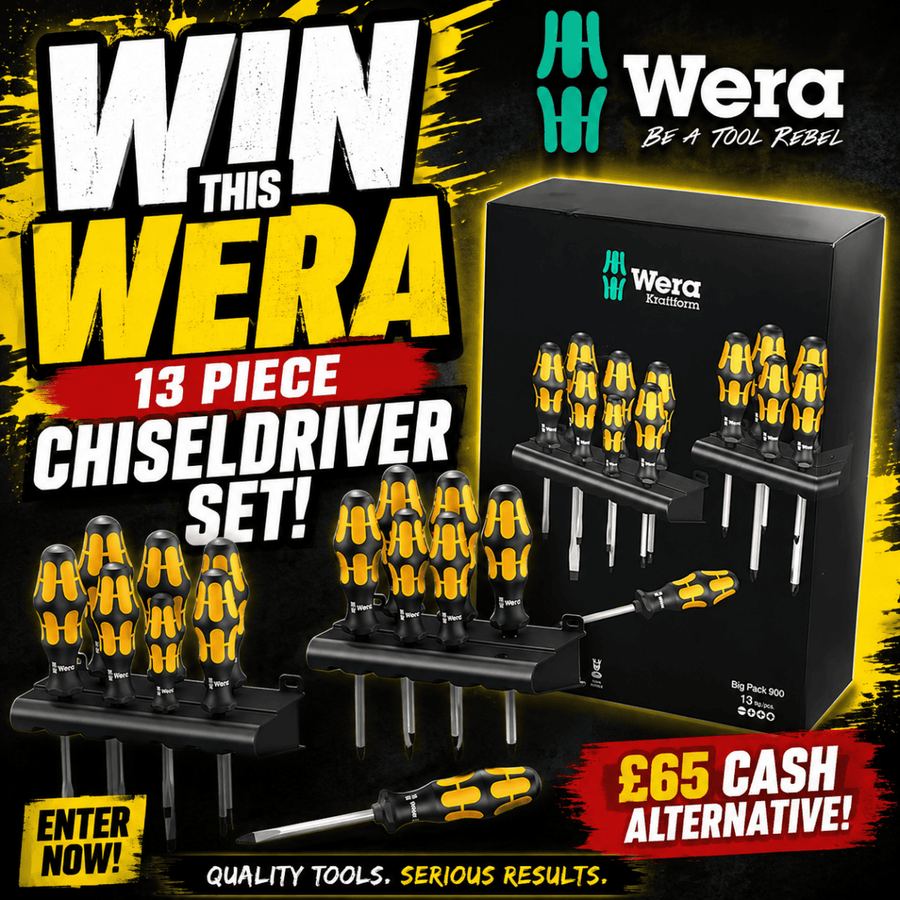Auto Draw – Wera 13 Piece Kraftform ‘Big Pack 900’ Chiseldriver Screwdriver Set