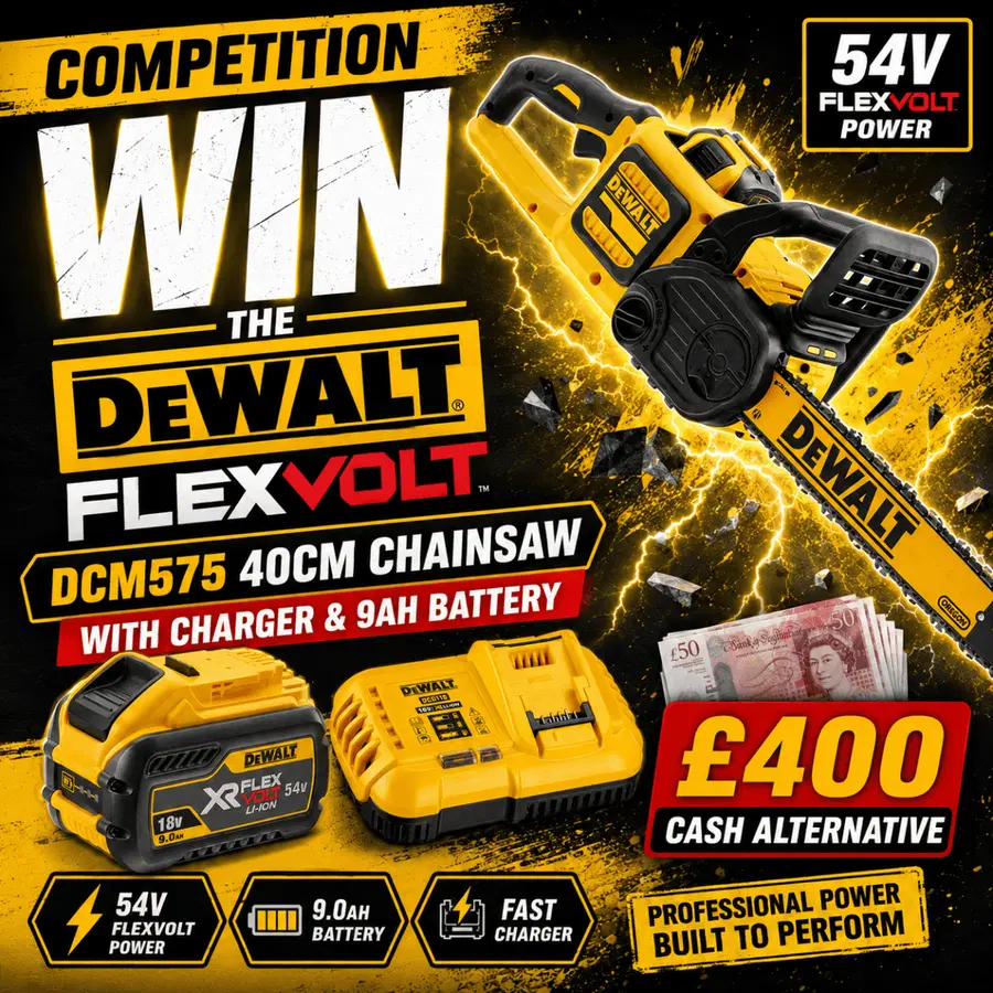Dewalt Flexvolt 40cm Chainsaw + 9ah Battery & Charger