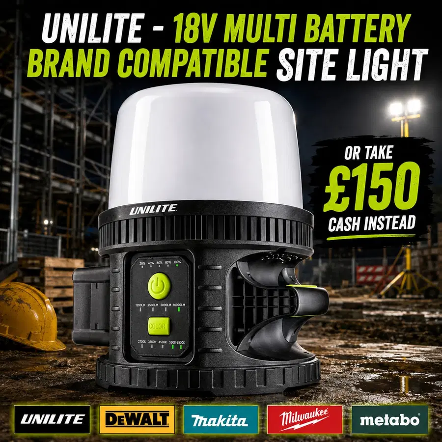 Unilite MTB-10000 Battery Site Light Lantern